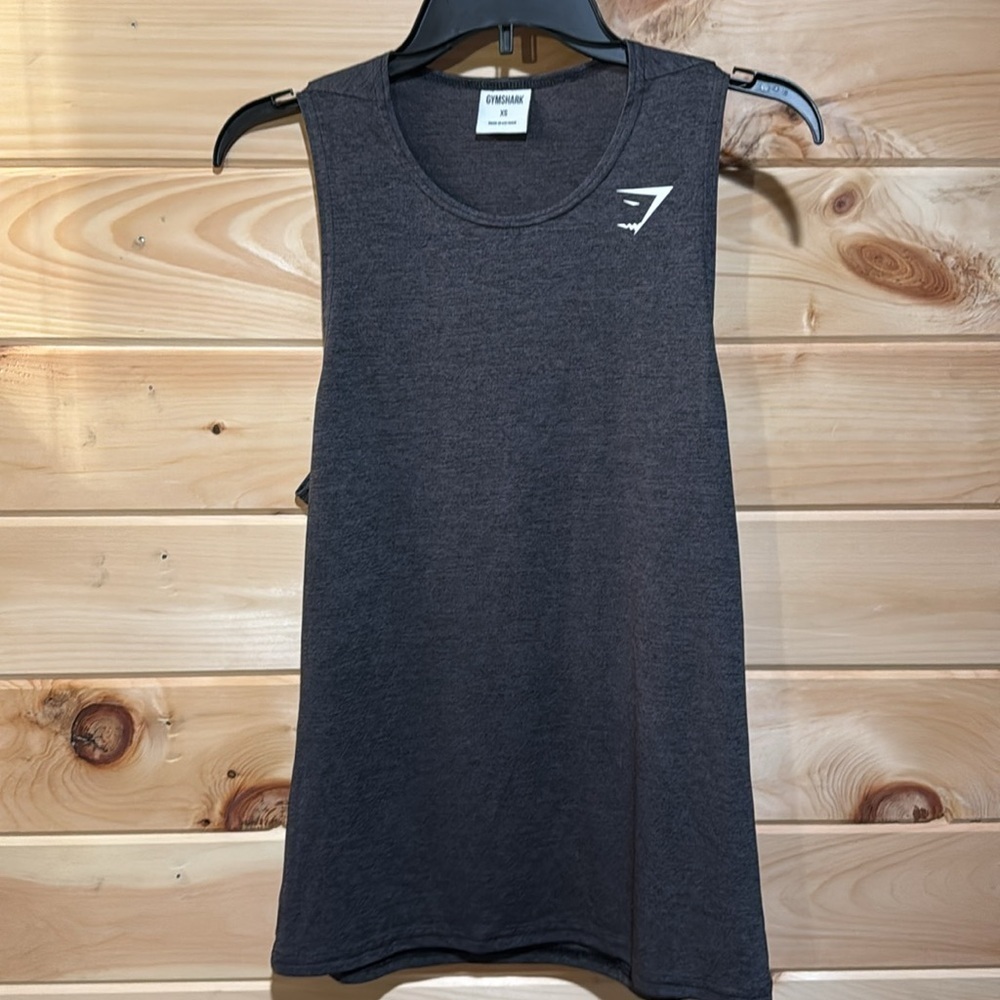 Gymshark Charcoal Sleeveless Tank Top Extra Small XS